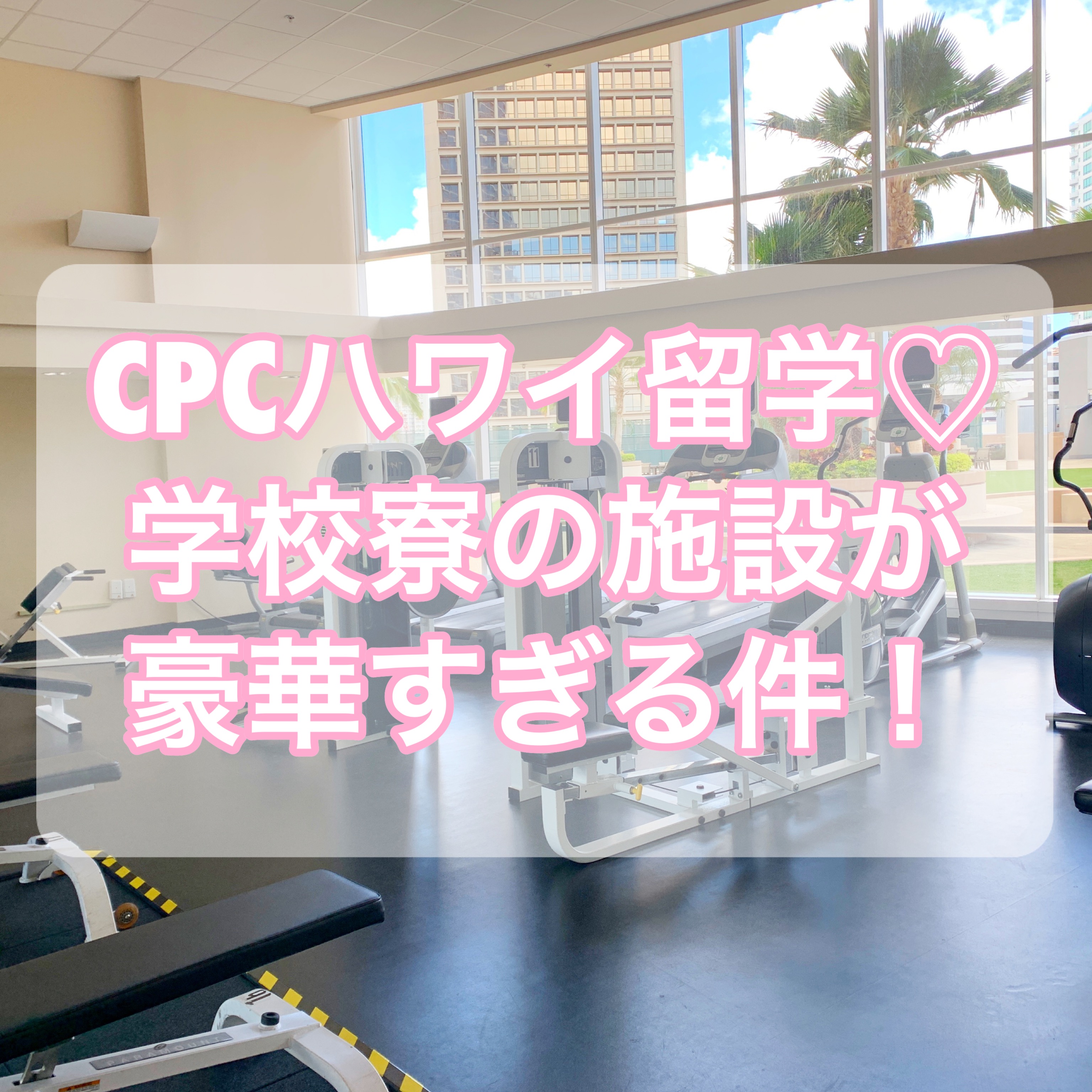 【CPCハワイ留学】学校寮が高級コンドミニアム【便利な施設】