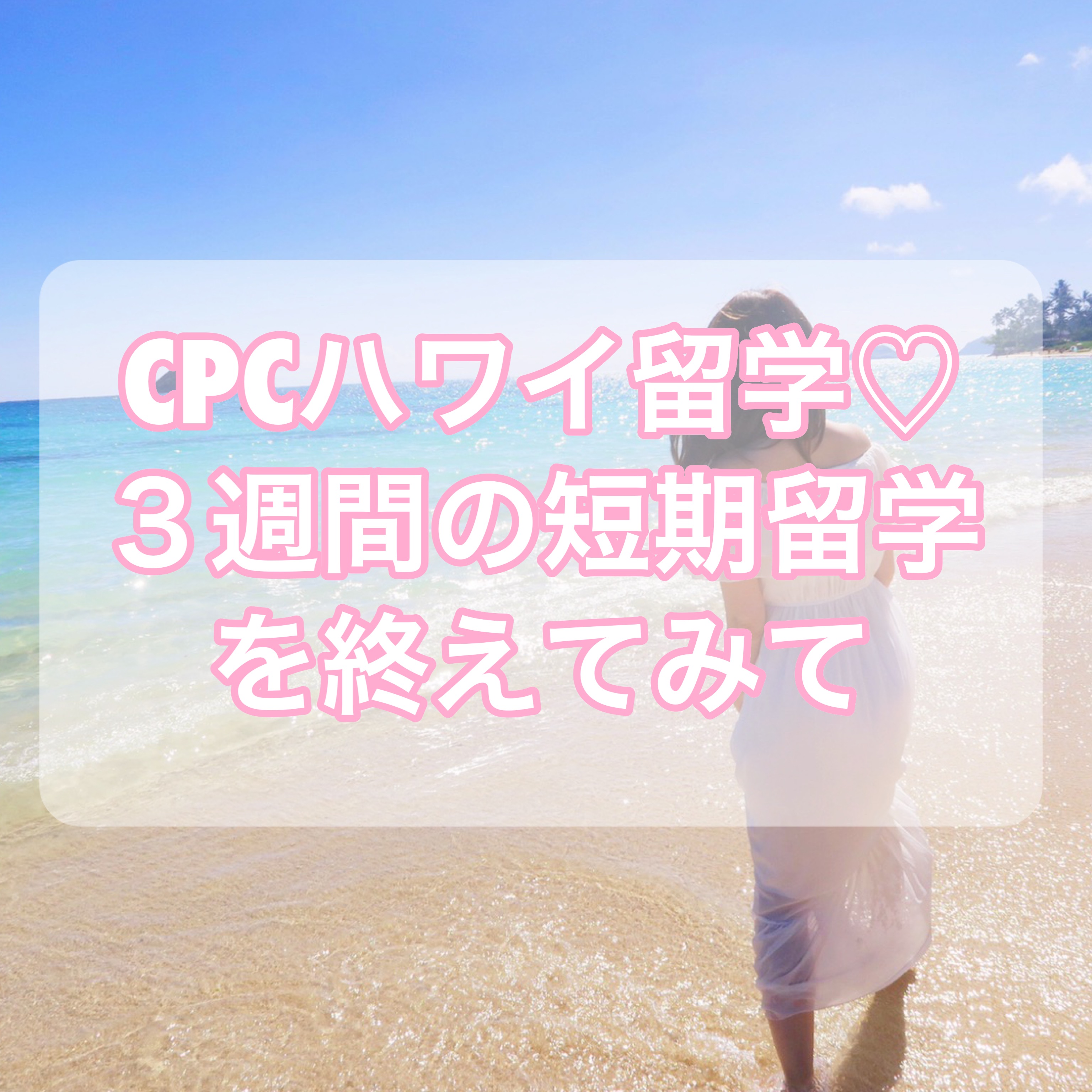 【CPCハワイ留学】3週間の短期留学を終えてみて【英語力は？】